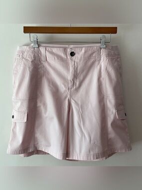 Style & Co. Light Pink Shorts Cotton Midrise Comfort Waist Size 18W
